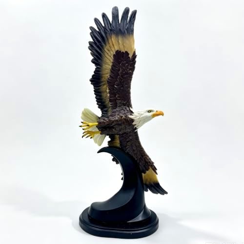XINDAM Large Eagle Statue Eagles Figurine Decorative Home & Office Resin Figurines Home Office Display Craft Living Room Decor Ornaments for Tabletop 19 INCH - Image 7