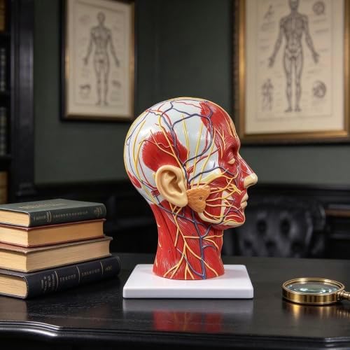 Human Head Anatomical Model Life-Size Nasal Cavity Throat Brain Anatomy for Science Classroom Study Display Teaching Model - Image 5