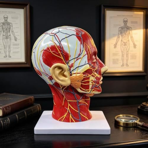 Human Head Anatomical Model Life-Size Nasal Cavity Throat Brain Anatomy for Science Classroom Study Display Teaching Model - Image 3