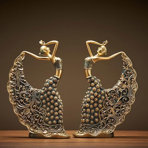 XINDAM Elegant Peacock Art Figurine Dancer Statue Decorative Home & Office Figurines Home Office Display Craft Living Room Decor Ornaments for Tabletop - Image 7