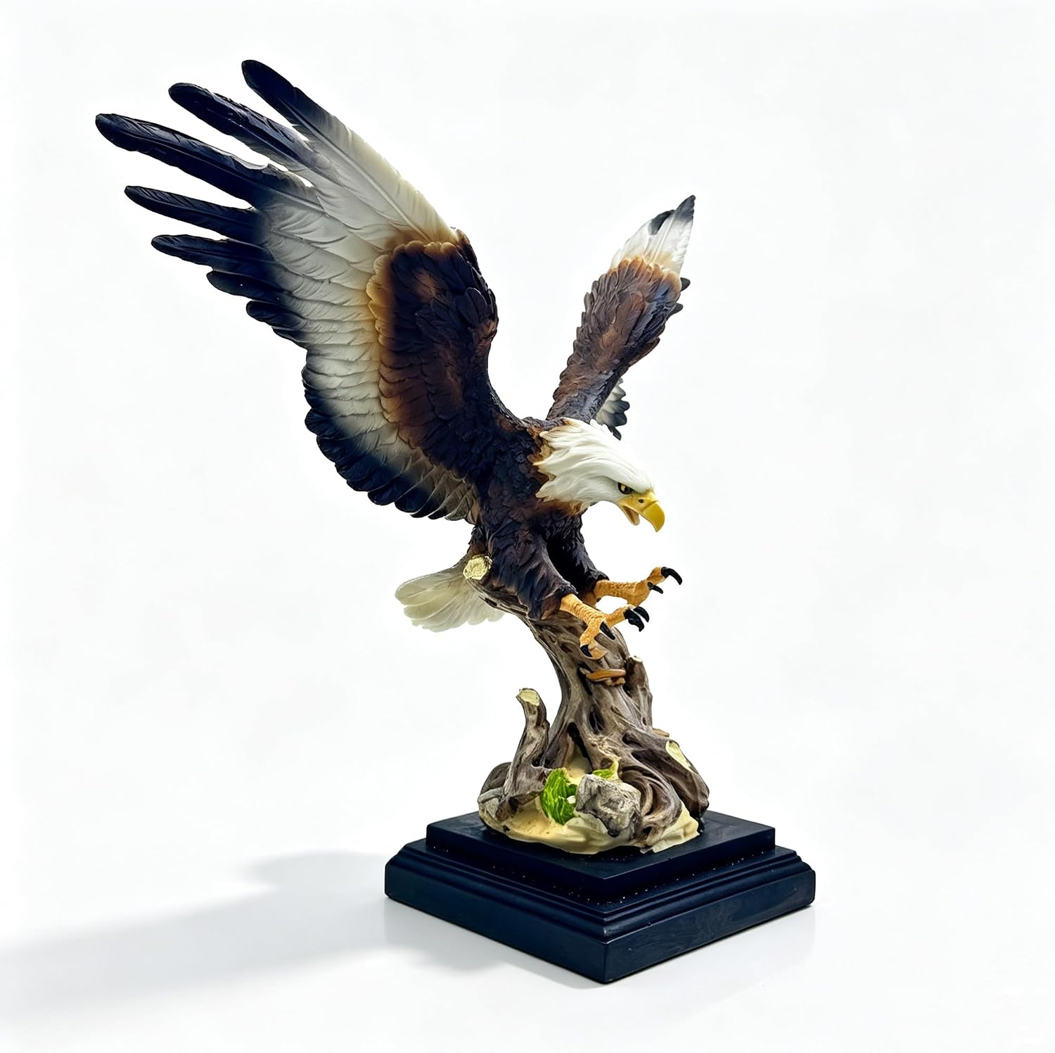 XINDAM Large Eagle Statue Eagles Figurine Decorative Home & Office Resin Figurines Home Office Display Craft Living Room Decor Ornaments for Tabletop 17 INCH