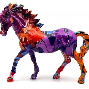 XINDAM Creative Horse Art Figurine Statue Decorative Home & Office Figurines Home Office Display Craft Living Room Decor Ornaments for Tabletop