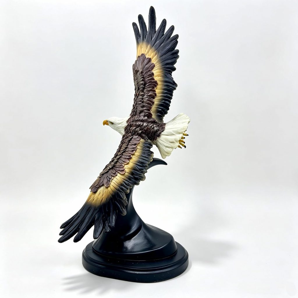 XINDAM Large Eagle Statue Eagles Figurine Decorative Home & Office Resin Figurines Home Office Display Craft Living Room Decor Ornaments for Tabletop 19 INCH
